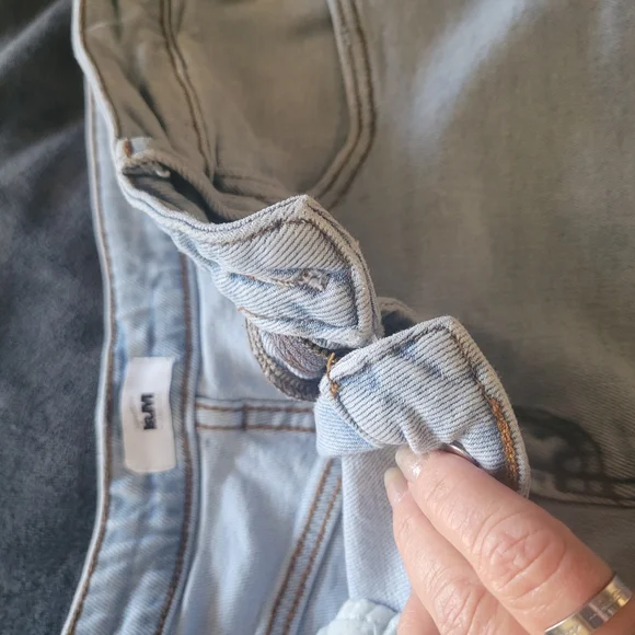 I&M Light Blue Denim Jean Shorts - Picture 1 of 8